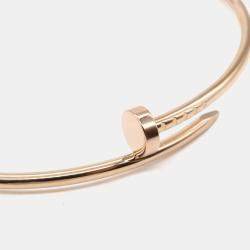 Pre Owned Cartier Juste Un Clou 18K Rose Gold Bracelet