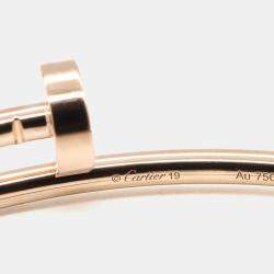 Pre Owned Cartier Juste Un Clou 18K Rose Gold Bracelet