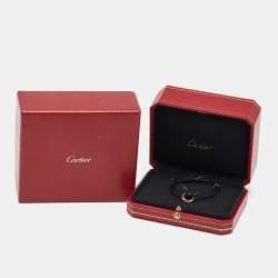 Pre Owned Cartier Trinity 18k Three Tone Gold Cord Bracelet