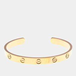 Pre Owned Cartier Love 18K Rose Gold Open Bracelet
