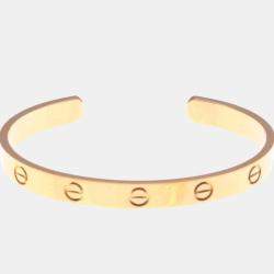 Pre Owned Cartier Love 18K Rose Gold Open Bracelet
