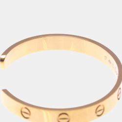 Pre Owned Cartier Love 18K Rose Gold Open Bracelet