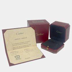 Pre Owned Cartier Love 18K Rose Gold, Diamond Ring  EU 49