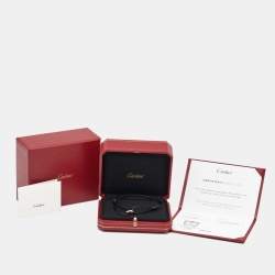 Pre Owned Cartier Trinity 18k Three Tone Gold Cord Bracelet