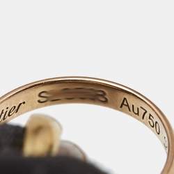 Pre Owned Cartier Trinity 18k Three Tone Gold Cord Bracelet