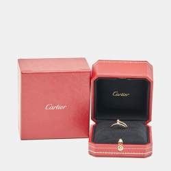 Pre Owned Cartier Juste Un Clou 18k Yellow Gold Small Model Ring Size 51