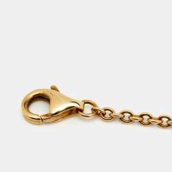 Pre Owned Cartier Love Interlocking Loops 18k Yellow Gold Bracelet