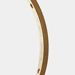 Pre Owned Cartier Love 4 Diamonds 18k Yellow Gold Bracelet 16