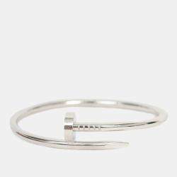 Pre Owned سوار كارتييه 2022 جوست أون كلو كلاسيك موديل ذهب أبيض عيار 18 قيراط