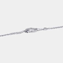 مملوكة مسبقًا Cartier Love 18K White Gold and Diamond Love Chain Bracelet