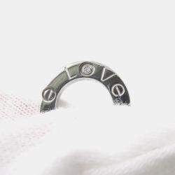 مملوكة مسبقًا Cartier Love 18K White Gold and Diamond Love Chain Bracelet