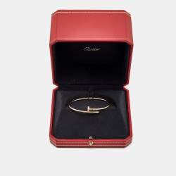 مملوكة مسبقًا Cartier Juste Un Clou Diamond 18k Rose Gold Small Model Bracelet 17