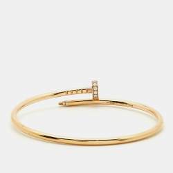 مملوكة مسبقًا سوار كارتتيه جست أون كلو ألماس ذهب وردي 18 قيراط موديل صغير 15