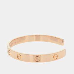 مملوكة مسبقًا Cartier Love 18K Rose Gold and Sapphire Cuff Bracelet