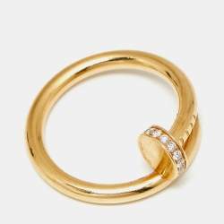 مملوكة مسبقًا خاتم كارتييه جوست أون كلو ألماس ذهب أصفر عيار 18 مقاس 57