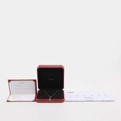 مملوكة مسبقًا Cartier d'Amour Diamond 18k Gold Small Model Necklace