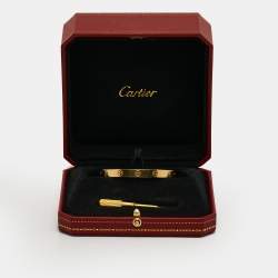 Pre Owned Cartier Love 18k Yellow Gold Bracelet 16