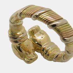 مملوكة مسبقًا 18K Tricolor Gold Panthere de Cartier Ring