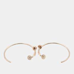 مملوكة مسبقًا أقراط كارتير جوست أن كلو حلقة ذهب وردي عيار 18 كبير