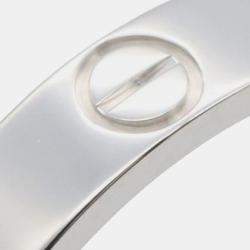 Pre Owned Cartier 18K White Gold Small Love Ring EU 50
