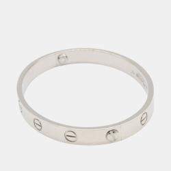 مملوكة مسبقًا Cartier 18K White Gold Classic Love Bracelet