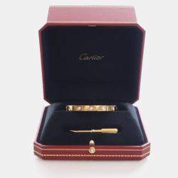 مملوكة مسبقًا سوار كارتييه طراز كلاسيكي 10 ألماس لوڤ مقاس 16