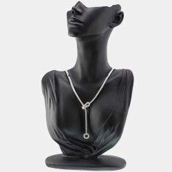 Pre Owned قلادة كارتير أغراف ذهب أبيض عيار 18 وألماس