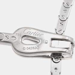 Pre Owned قلادة كارتير أغراف ذهب أبيض عيار 18 وألماس