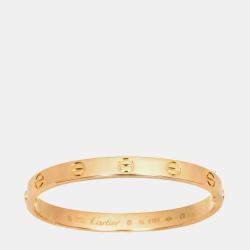 مملوكة مسبقًا Cartier Love 18K Pink Gold Bracelet Size 16