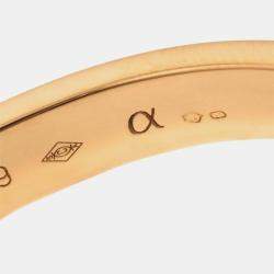مملوكة مسبقًا Cartier Love 18K Pink Gold Bracelet Size 16