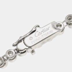 Pre Owned قلادة كارتييه إميريا بلاتين لؤلؤة جنوب البحر السوداء وألماس