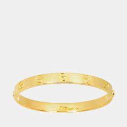 Pre Owned سوار كارتييه "لوف" ذهب أصفر عيار 18 مقاس 15