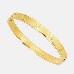 Pre Owned سوار كارتييه "لوف" ذهب أصفر عيار 18 مقاس 15