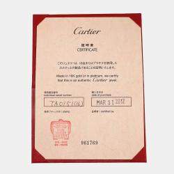 مملوكة مسبقًا Cartier Love 18K Pink Gold 4 Diamonds Bracelet Size 16