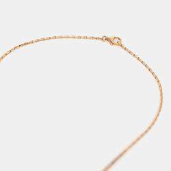 مملوكة مسبقًا Cartier Love 18K Yellow Gold 3 Diamond Pendant Necklace