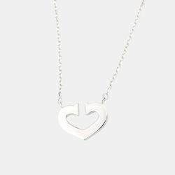 مملوكة مسبقًا قلادة دي كارتييه قلب ذهب أبيض عيار 18