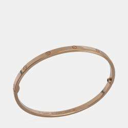 Pre Owned Cartier Love 18K Rose Gold Bangle Bracelet