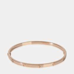 Pre Owned Cartier Love 18K Rose Gold Bangle Bracelet