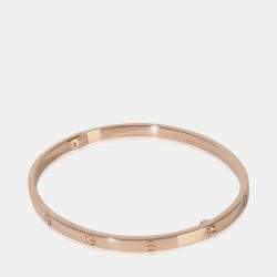 Pre Owned Cartier Love 18K Rose Gold Bangle Bracelet