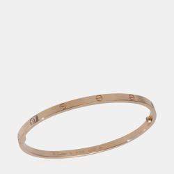 Pre Owned Cartier Love 18K Rose Gold Bangle Bracelet
