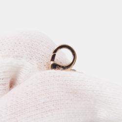 Pre Owned Cartier Double C Diamond 18K Pink Gold Necklace