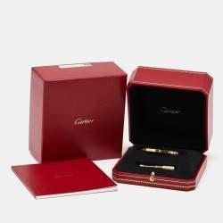 مملوكة مسبقًا سوار كارتييه لوف ألماس ذهب وردي عيار 18 موديل صغير مقاس 16
