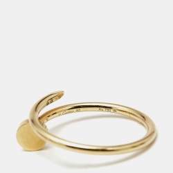 مملوكة مسبقًا Cartier Juste Un Clou 18k Yellow Gold Small Model Ring Size 62