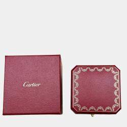 Pre Owned خاتم كارتتييه لوف ذهب أبيض عيار 18 مقاس EU 49