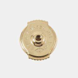 مملوكة مسبقًا Cartier Heart Vintage 18K Yellow Gold and Diamond Stud Earrings