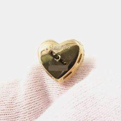 مملوكة مسبقًا Cartier Heart Vintage 18K Yellow Gold and Diamond Stud Earrings