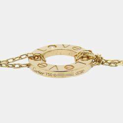 Pre Owned سوار كارتييه لوف ذهب أصفر عيار 18 مرصع بالألماس