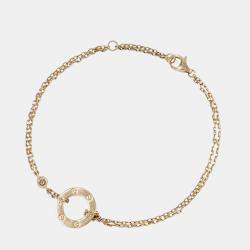 Pre Owned سوار كارتييه لوف ذهب أصفر عيار 18 مرصع بالألماس