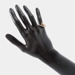 Pre Owned Cartier Juste Un Clou 18K Rose Gold, Diamond Ring EU 51