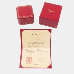 Pre Owned Cartier Juste Un Clou 18K Rose Gold, Diamond Ring EU 51